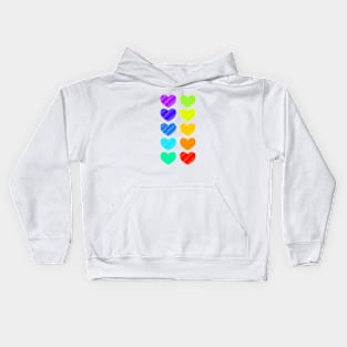 Rainbow love Kids Hoodie